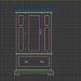 3d Wardrobe model buy - render 3d Wardrobe model buy - render
