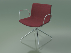 Sandalye 2056 (döner, kolçaklı, LU1, ön kaplamalı, PO00412)