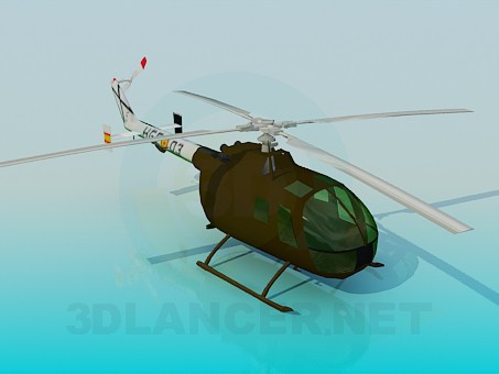 3d model Helicopter - preview 3d model Helicopter - preview