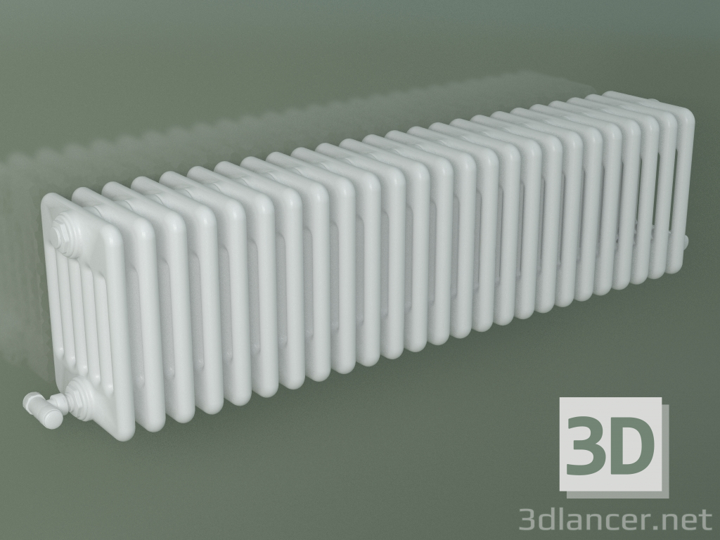 3D Modell Rohrkühler PILON (S4H 6 H302 25EL, weiß) - Vorschau