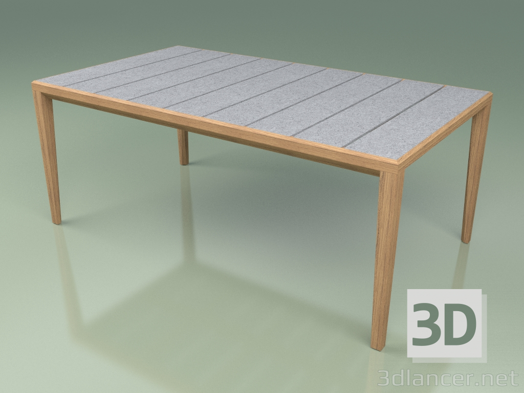 modello 3D Tavolo da pranzo 173 (Gres Nebbia) - anteprima
