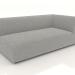 modello 3D Modulo divano angolare (XL) 173 allungato a destra - anteprima