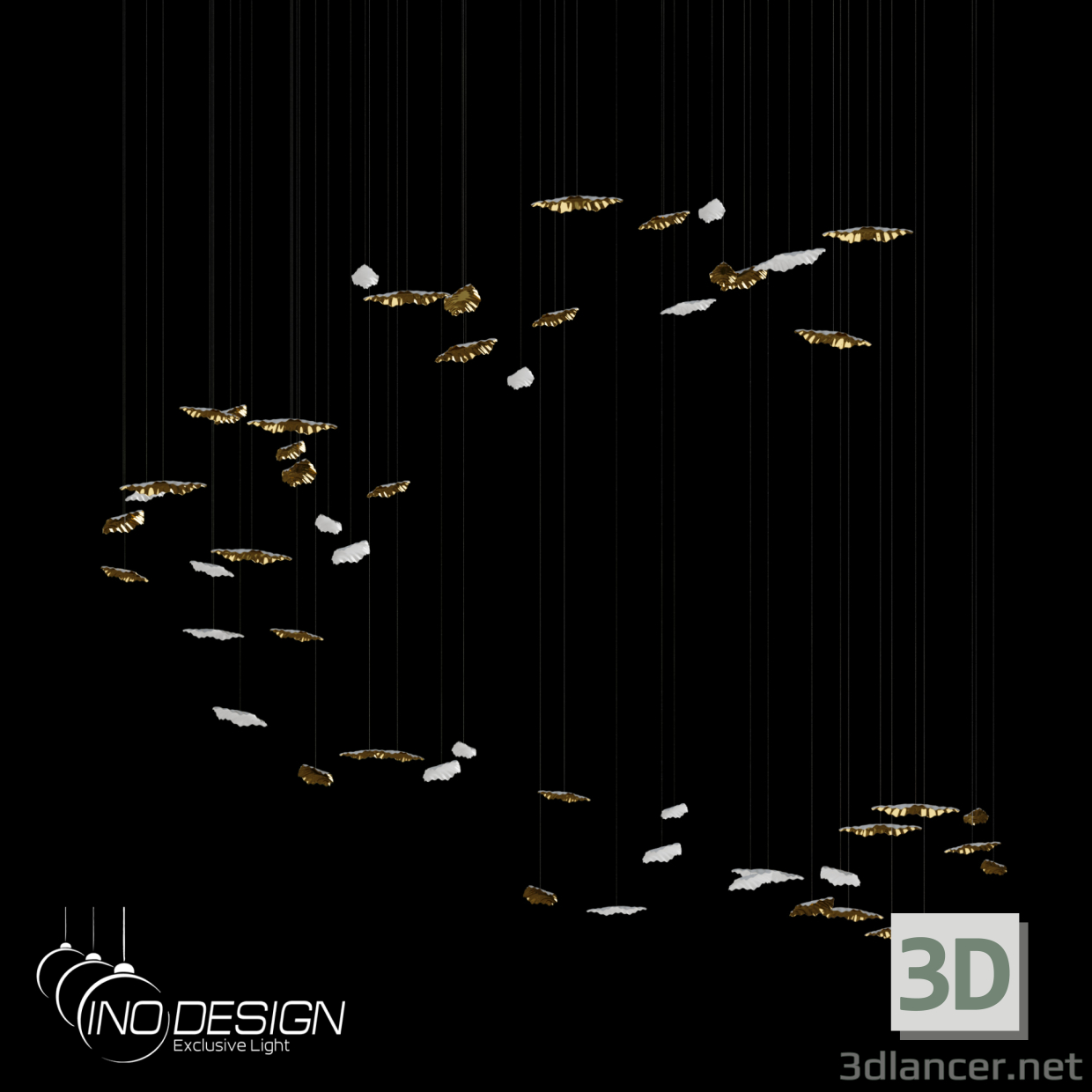 3D modeli Asma dekorlar Inodesign Carra - önizleme