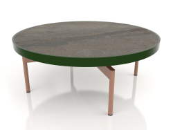 Round coffee table Ø90x36 (Bottle green, DEKTON Radium)