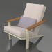 3d model Club lounge chair (Gold) - preview