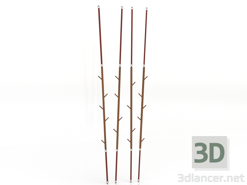 3d model Percha AGACH - vista previa 3d model Percha AGACH - vista previa