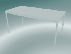 Rectangular table Base 160x80 cm (White)