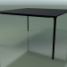 modèle 3D Table carrée 0807 (H 74 - 137x137 cm, stratifié Fenix F06, V39) - preview