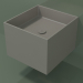 3D modeli Duvara monte lavabo (02UN22301, Clay C37, L 48, P 50, H 36 cm) - önizleme