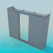 3D modeli Sürgülü kapı ile dolap - önizleme