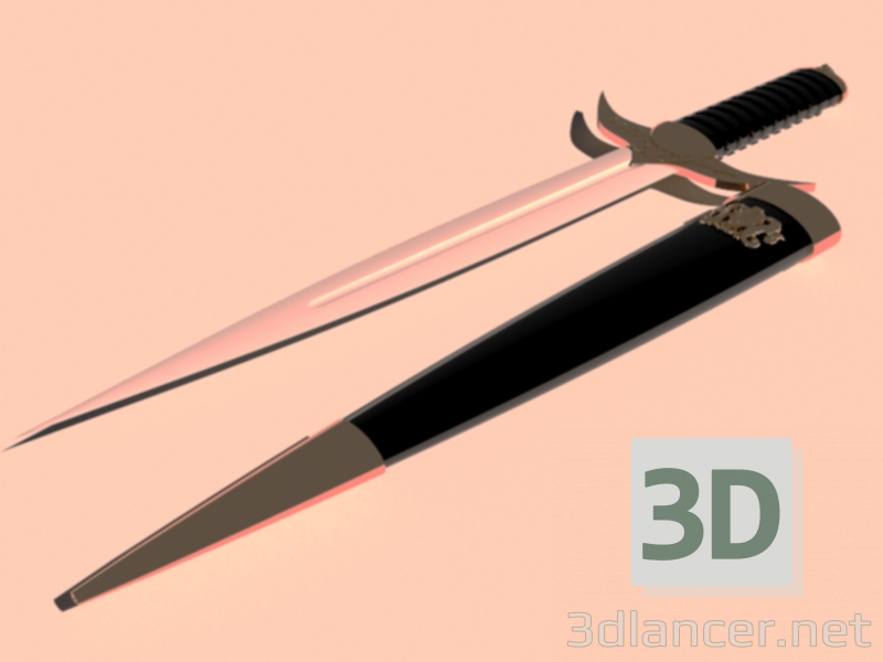 3d model Dagger - preview