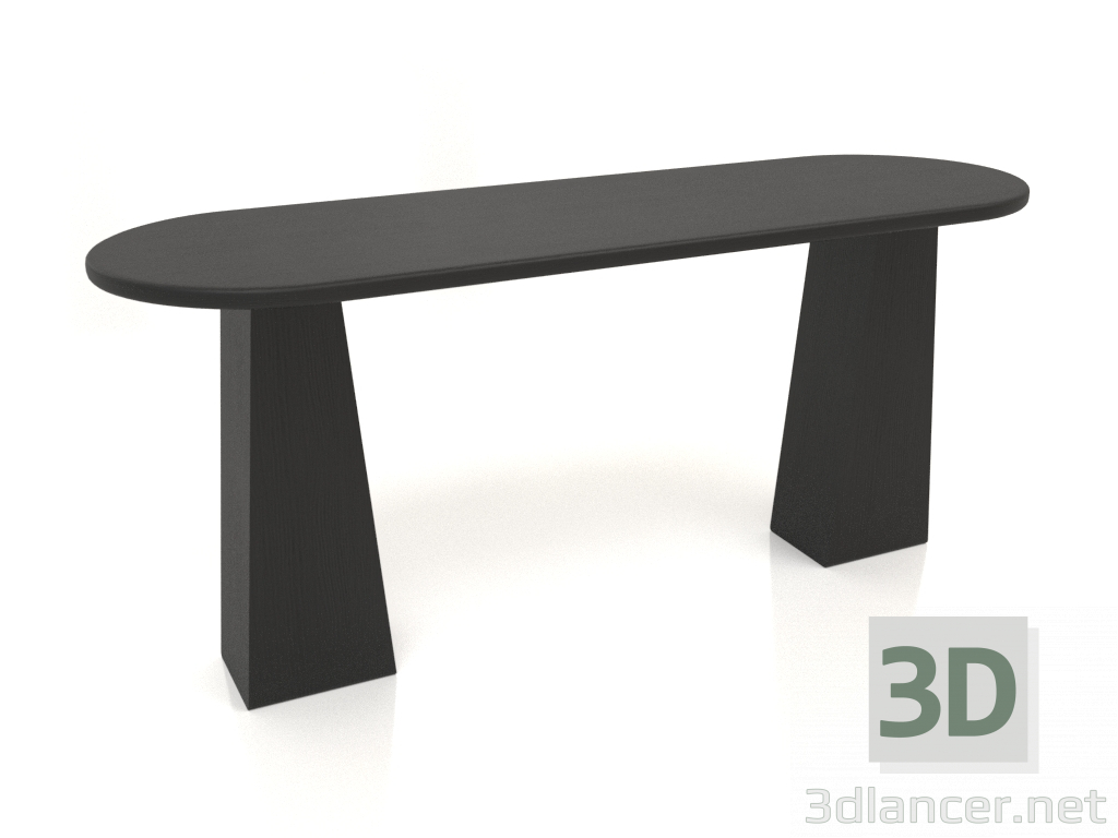 3 डी मॉडल कंसोल केटी 09 (1600x500x700, लकड़ी का काला) - पूर्वावलोकन
