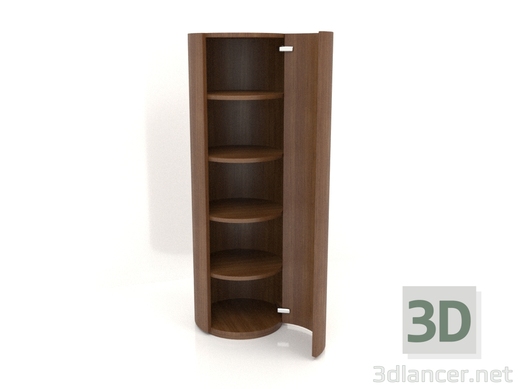 3d model Gabinete (con puerta abierta) TM 09 (D=503х1510, madera marrón claro) - vista previa