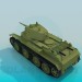 3d model BT-7 light tank - preview