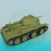 3d model BT-7 light tank - preview