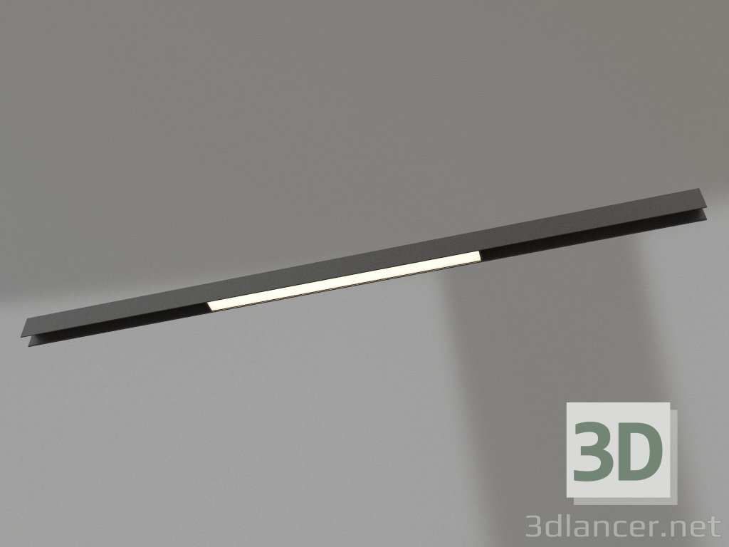 3D Modell Lampe MAG-FLAT-25-L400-12W Day4000 (BK, 100 Grad, 24V) - Vorschau