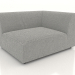 modello 3D Modulo divano angolare (XL) asimmetrico destro - anteprima