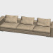 3d model Infiniti LUX sofa (348x98) - preview