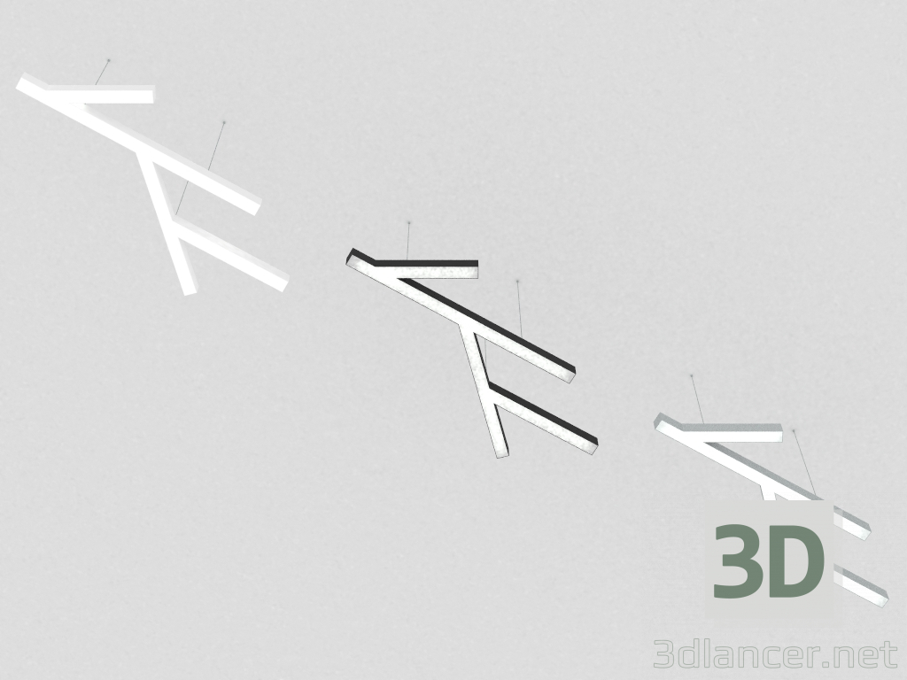 3 डी मॉडल निलंबन एलईडी दीपक (DL18516S061A96) - पूर्वावलोकन