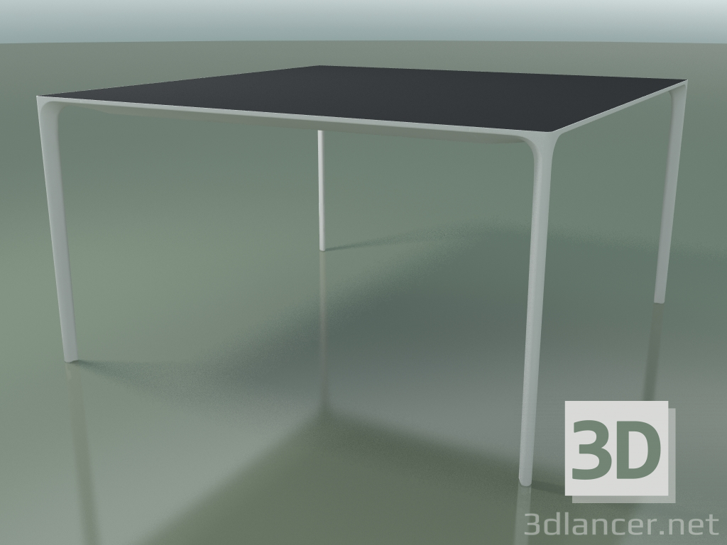 3d model Square table 0807 (H 74 - 137x137 cm, laminate Fenix F06, V12) - preview