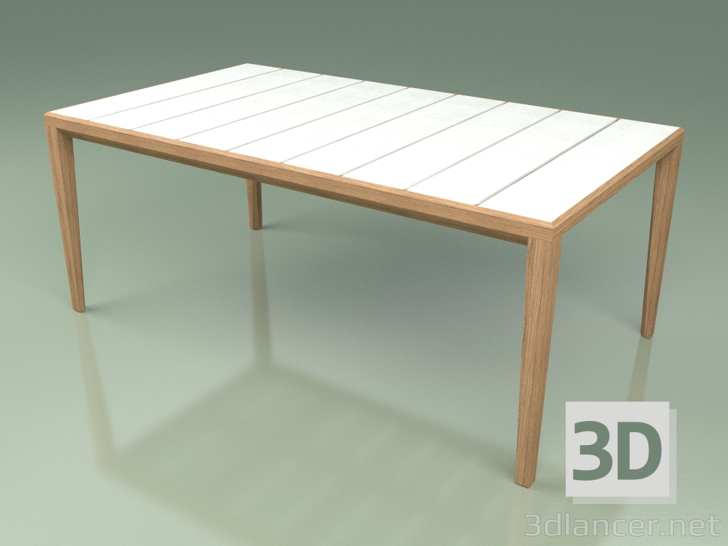 modello 3D Tavolo da pranzo 173 (Gres Smaltato Ghiaccio) - anteprima