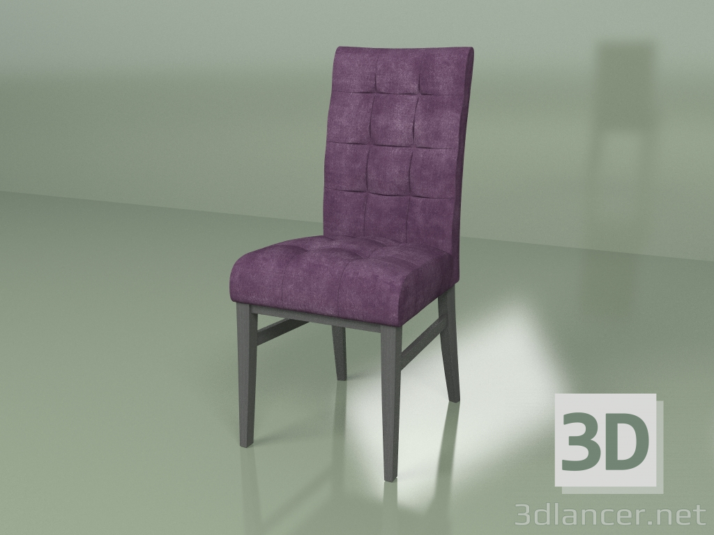 Modelo 3d Cadeira Enzo (preta) - preview