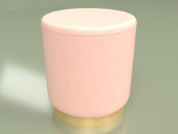 Пуф Dior диаметр 40 (розовый)