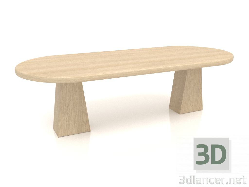 3 डी मॉडल बेंच वीके 05 (1200x500x350, लकड़ी सफेद) - पूर्वावलोकन