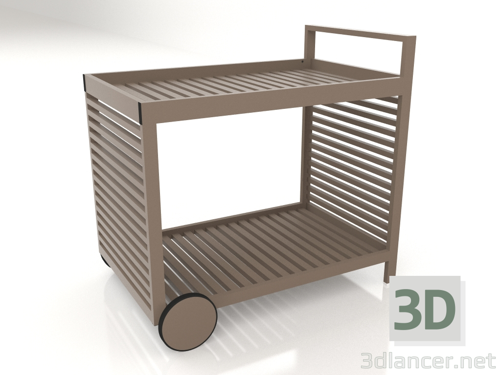 3d model Serving trolley (Bronze) - preview