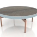 modèle 3D Table basse ronde Ø90x36 (Gris bleu, DEKTON Radium) - preview