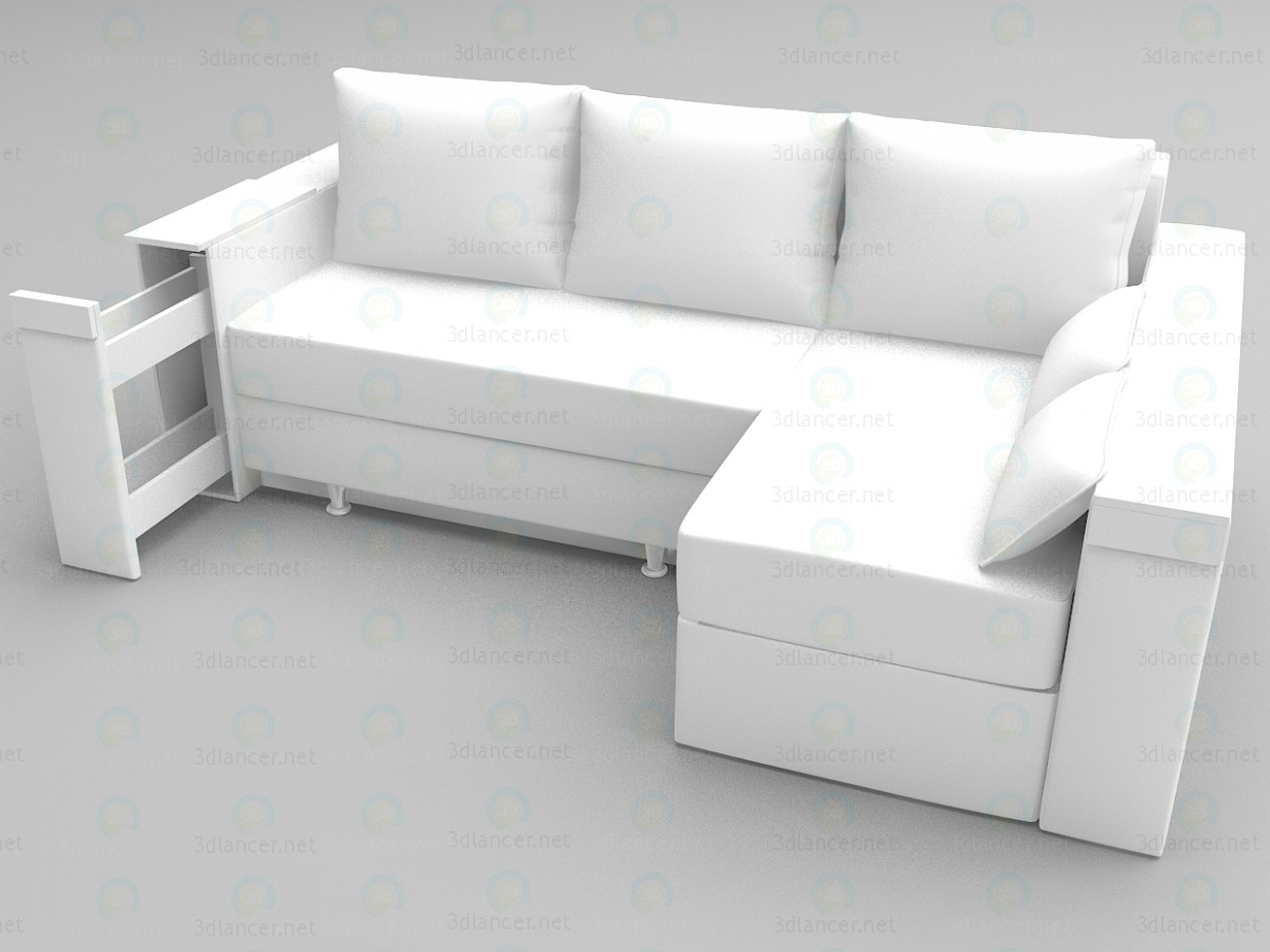 3d model Corner sofa Madrid - preview