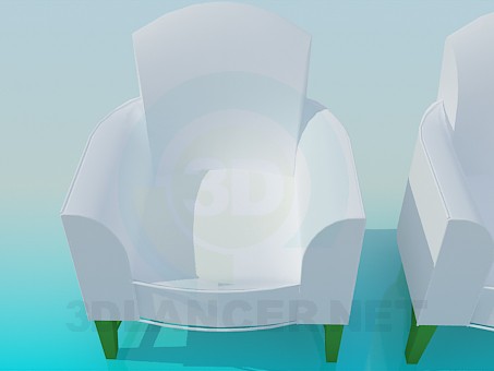 modelo 3D Sofá - escuchar modelo 3D Sofá - escuchar