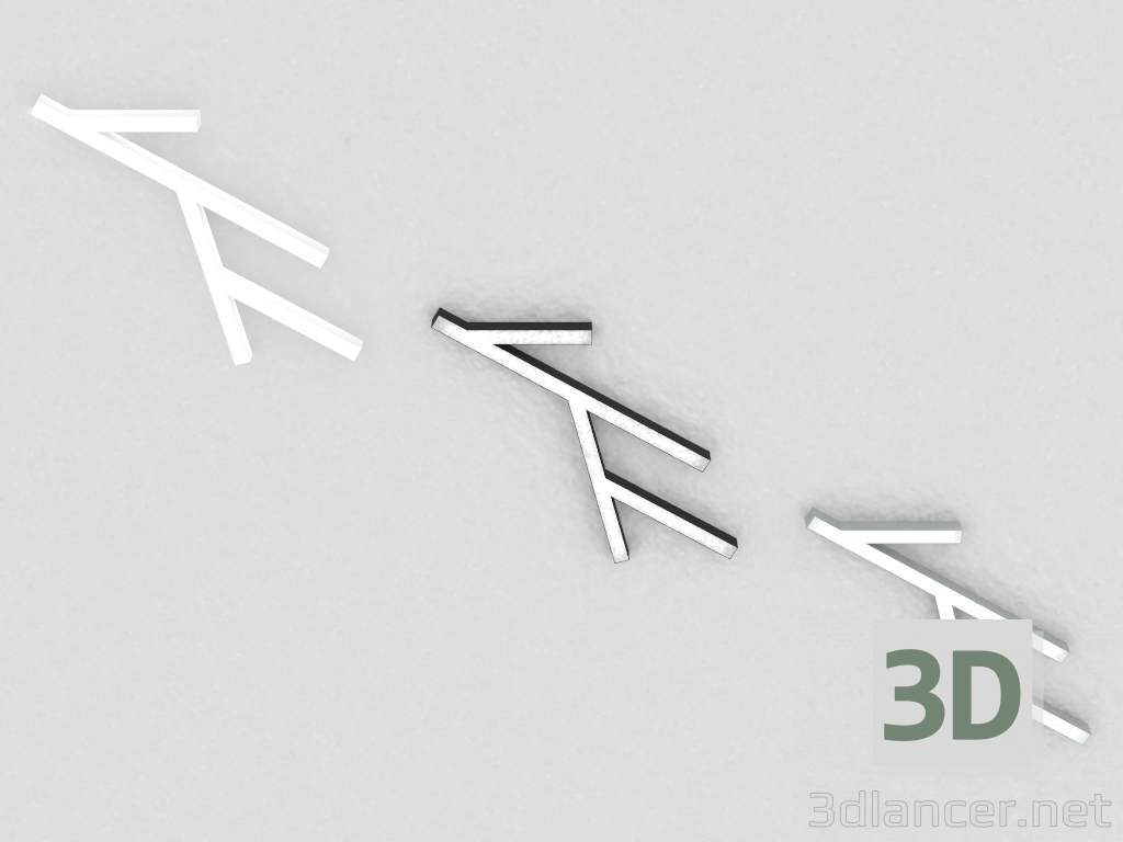 3 डी मॉडल भूतल एलईडी दीपक (DL18516C061A96) - पूर्वावलोकन