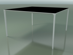 Square table 0807 (H 74 - 137x137 cm, laminate Fenix F02, V12)