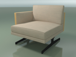 End module 5214 (right armrest, H-legs, Natural oak)