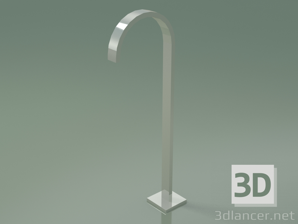 3D modeli Bağımsız kurulum için yön değiştiricisiz banyo musluğu (13672780-08) - önizleme