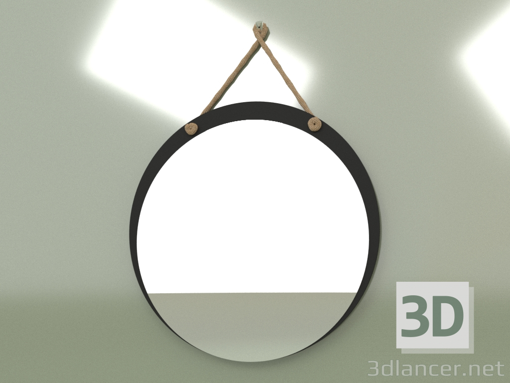 3D Modell Spiegel am Seil (30392) - Vorschau