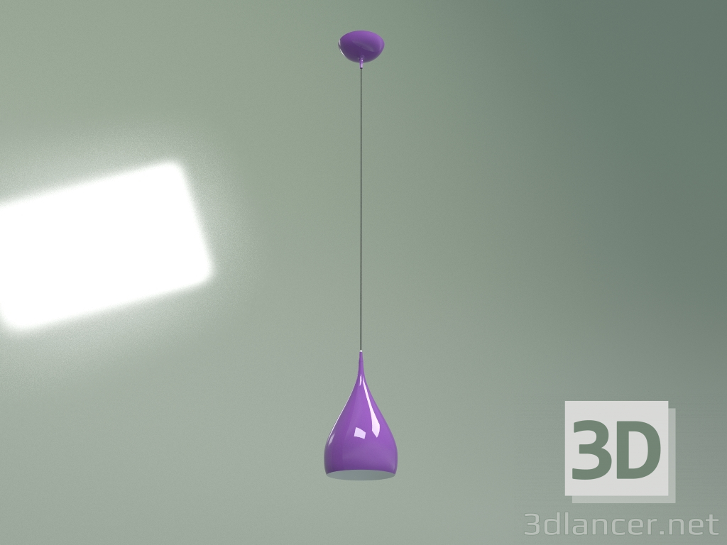 3d model Pendant lamp Spinning BH1 (purple) - preview