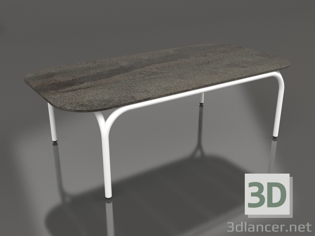 modèle 3D Table basse (Blanc, DEKTON Radium) - preview