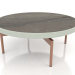 modèle 3D Table basse ronde Ø90x36 (Gris ciment, DEKTON Radium) - preview