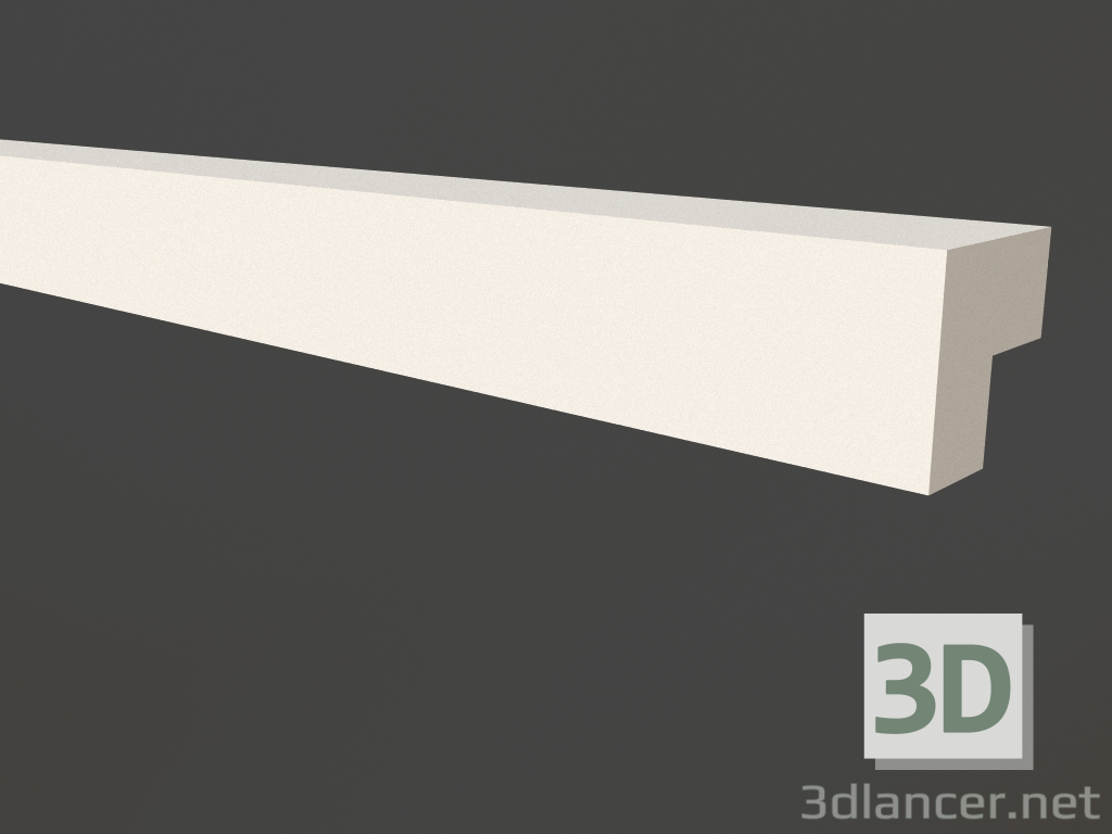 3D Modell Eckgipsformteil LGU 001 2 (20x20) - Vorschau