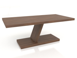 Yemek masası, ceviz kaplama F (200x100x76 cm)