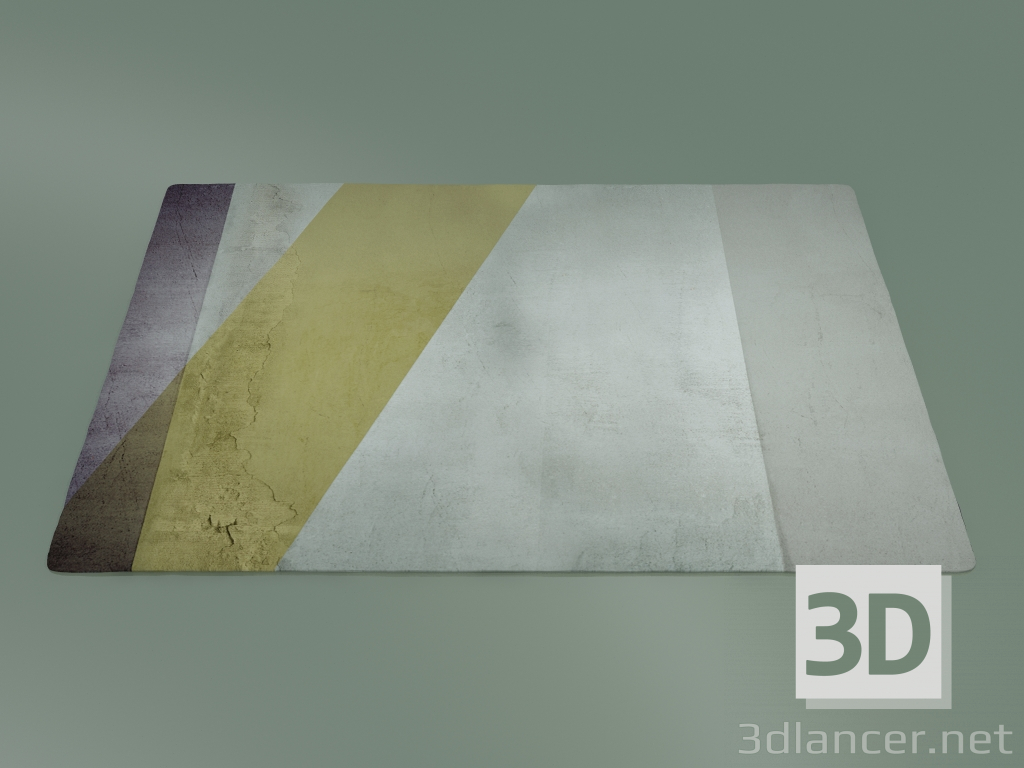 3d model Carpet Digit Geometric (S122, Diagonal) - preview