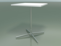 Quadratischer Tisch 5508, 5528 (H 74 - 59 x 59 cm, Weiß, LU1)