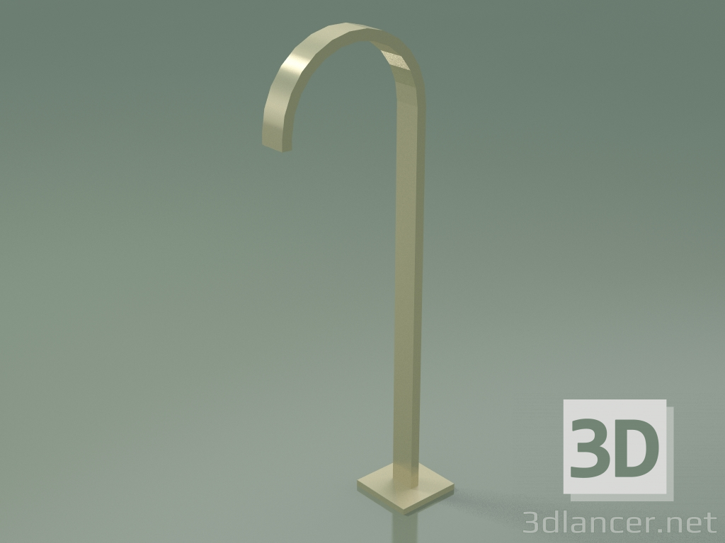 3d model Bath spout without diverter for free-standing installation (13 672 780-28) - preview