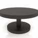 3 डी मॉडल कॉफी टेबल जेटी 022 (डी = 700x350, लकड़ी का भूरा गहरा) - पूर्वावलोकन