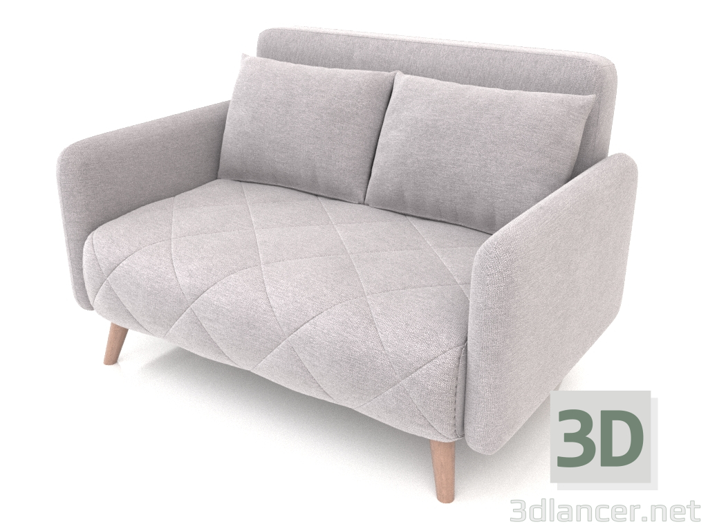 modello 3D Divano letto Cardiff (grigio-beige) - anteprima