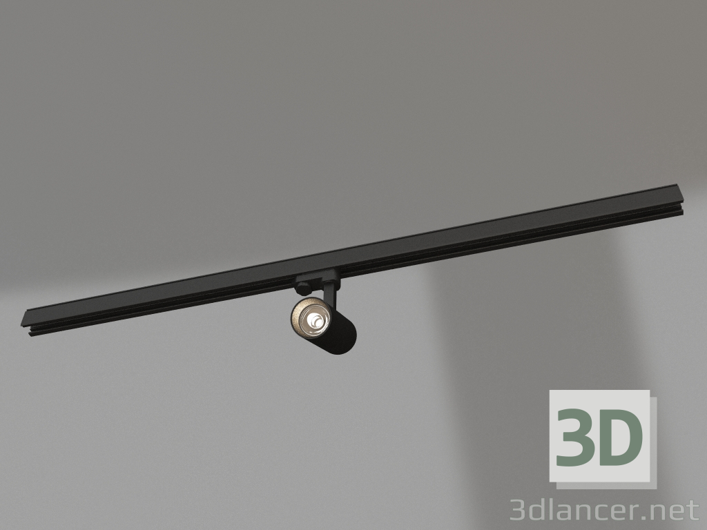3D Modell Lampe LGD-GERA-4TR-R55-10W Warm3000 (BK, 24 Grad, 230V, DALI) - Vorschau