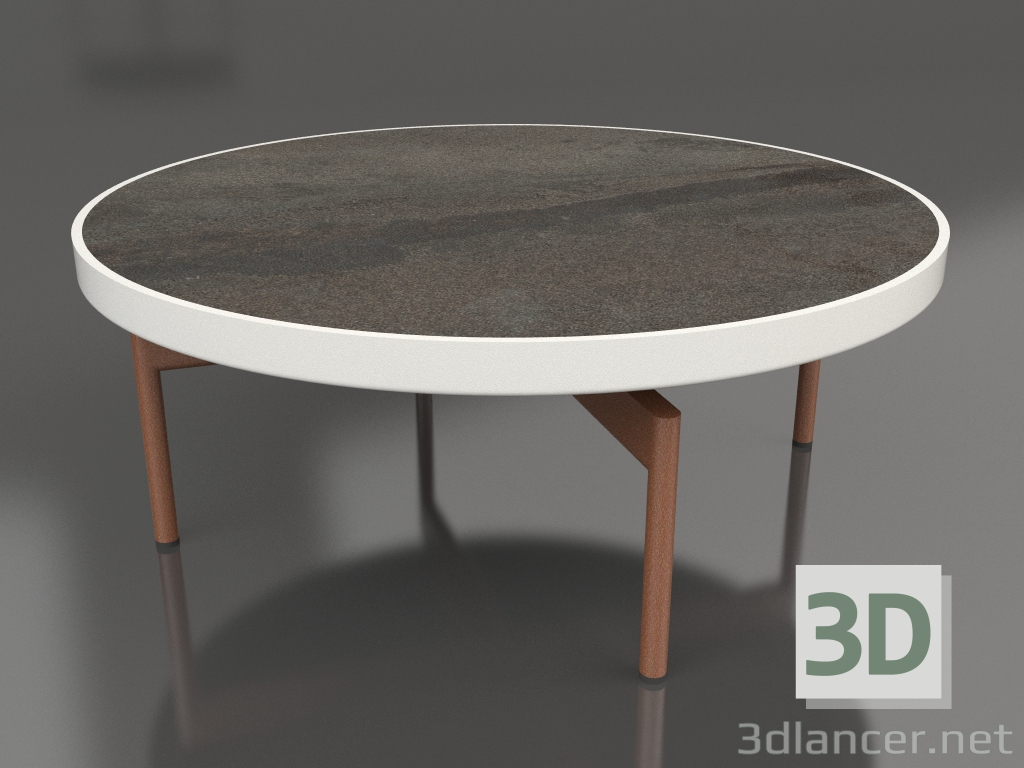 modello 3D Tavolino rotondo Ø90x36 (Grigio agata, DEKTON Radium) - anteprima