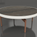 modèle 3D Table basse ronde Ø90x36 (Gris Agate, DEKTON Radium) - preview